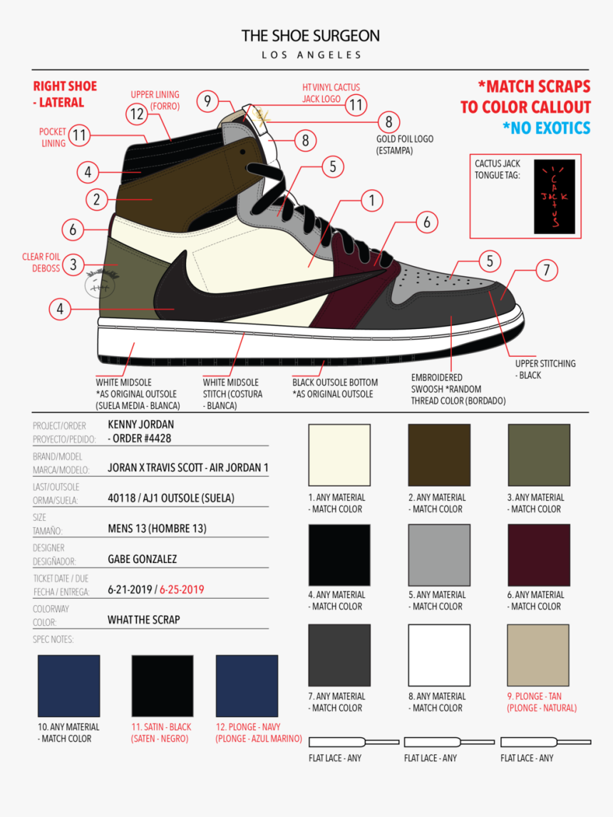 Jordan X Travis Scott - Sneakers, HD Png Download, Free Download