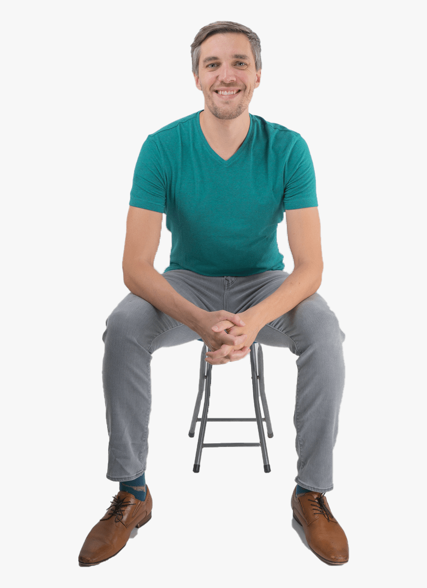 Transparent Person Sitting In Chair Png Sitting