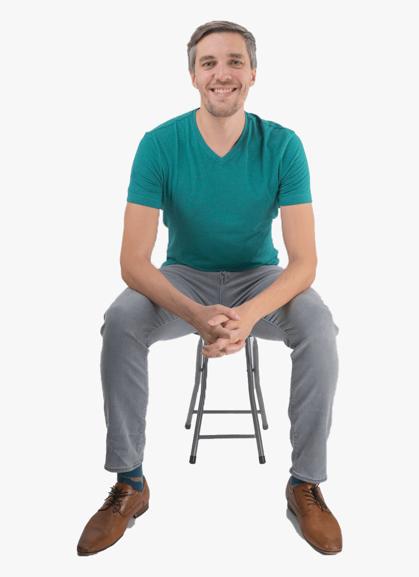 Transparent Person Sitting In Chair Png - Sitting, Png Download, Free Download