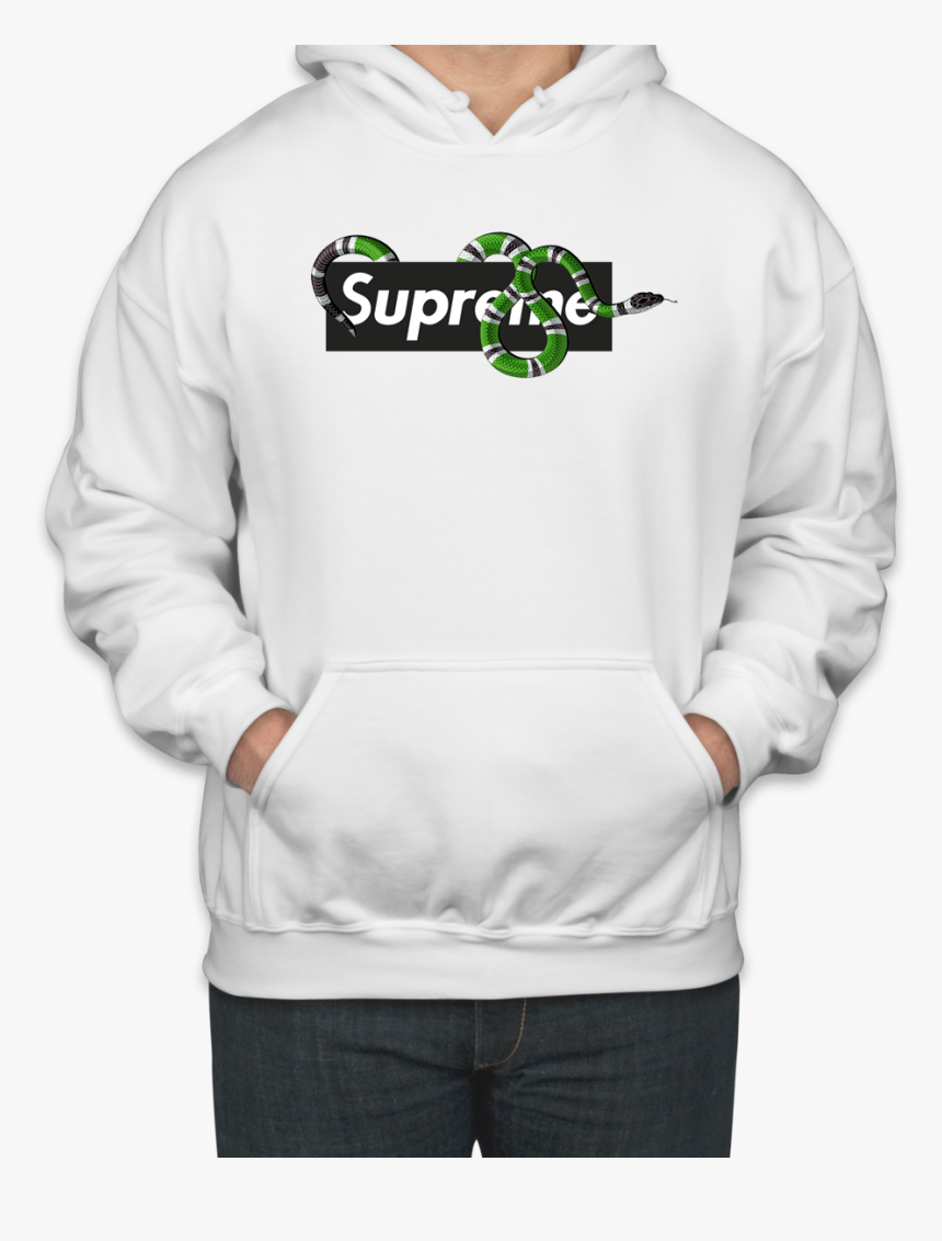 Amazing Gucci King Snake X Supreme Unisex Hoodie - Gucci Teddy Bear Hoodie,  HD Png Download - kindpng