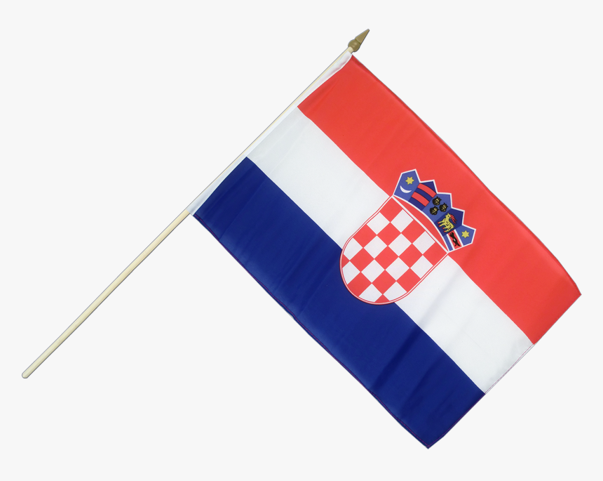 Stick Included For Flag-waving , Png Download - Croatia Flag On Stick, Transparent Png, Free Download
