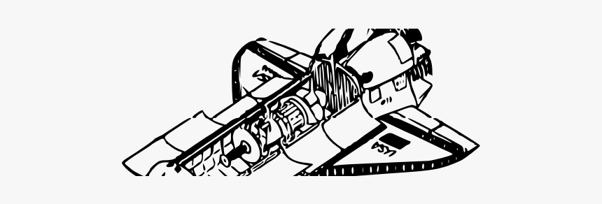 Space Shuttle Cross Section Vector Image - Nasa Transparent Rocket Ship, HD Png Download, Free Download