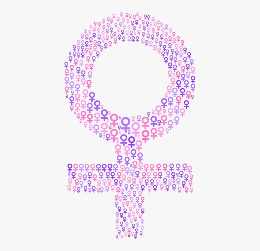 Pink,purple,symbol - Female Symbol Art Png, Transparent Png, Free Download