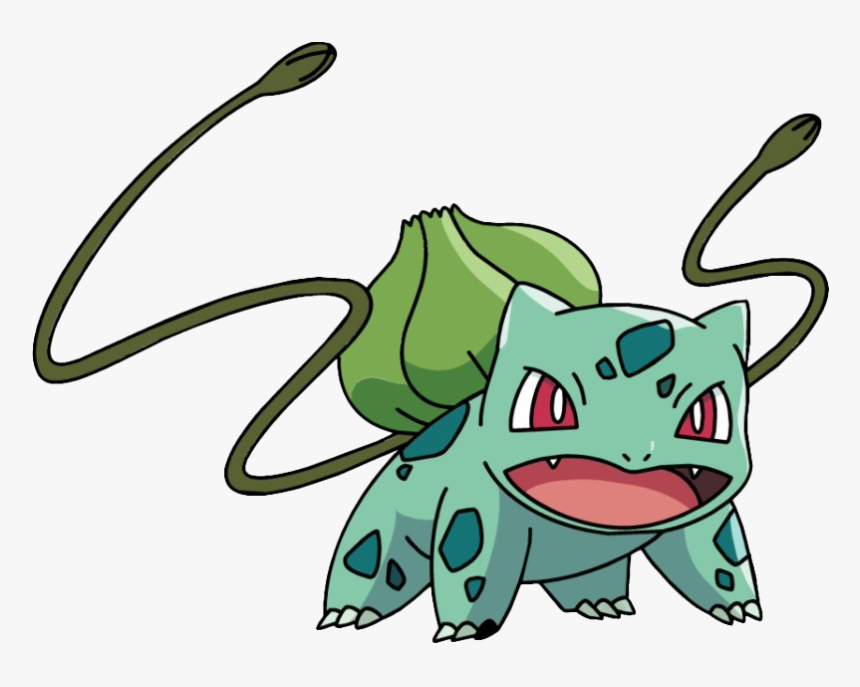 Bulbasaur Png Clipart Bulbasaur Using Vine Whip Transparent Png Kindpng