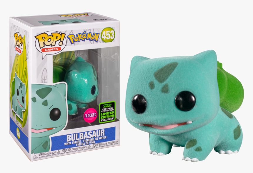 Funko Pop Bulbasaur Flocked, HD Png Download, Free Download