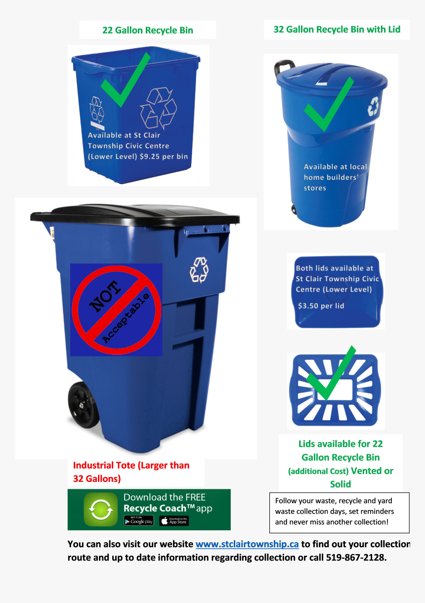 Rubbermaid Trash Can With Wheels, HD Png Download, Free Download