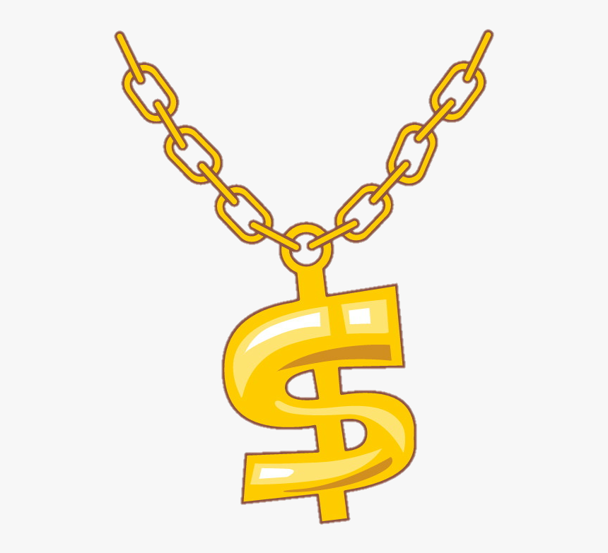 #blingbling #chain #dollarsign - Hearts Made With Chains, HD Png Download, Free Download