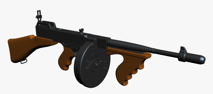 Thompson Gun Transparent, HD Png Download, Free Download