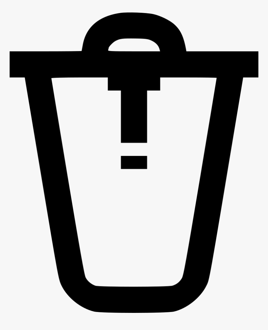 Trash Delete Bin Remove Recycle Garbage Can, HD Png Download, Free Download