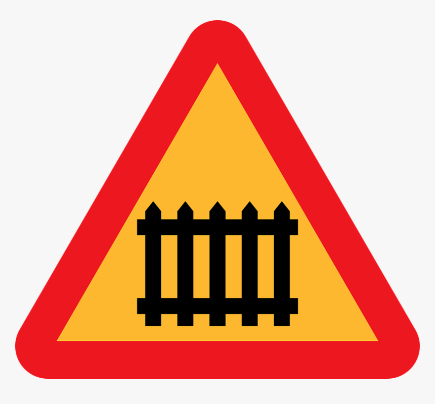 Free Illustrations, Risk, Caution Sign, Warning, Barrier - White Picket Fence Cartoon, HD Png Download, Free Download