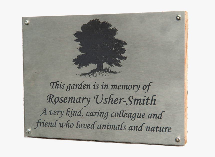 Commemorative Plaque , Png Download - Oak, Transparent Png, Free Download