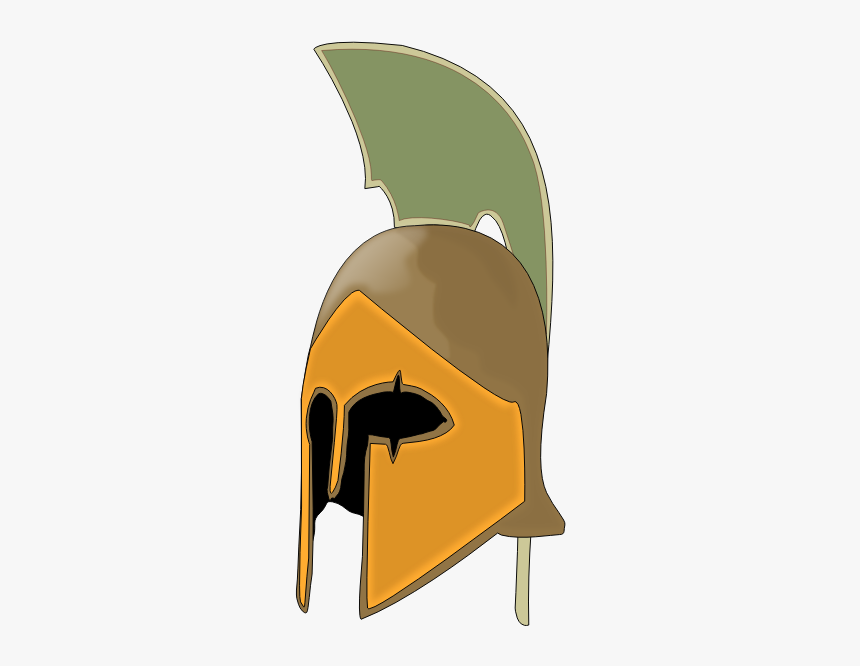 Leonidas Helmet - Hades Helmet Cartoon, HD Png Download, Free Download