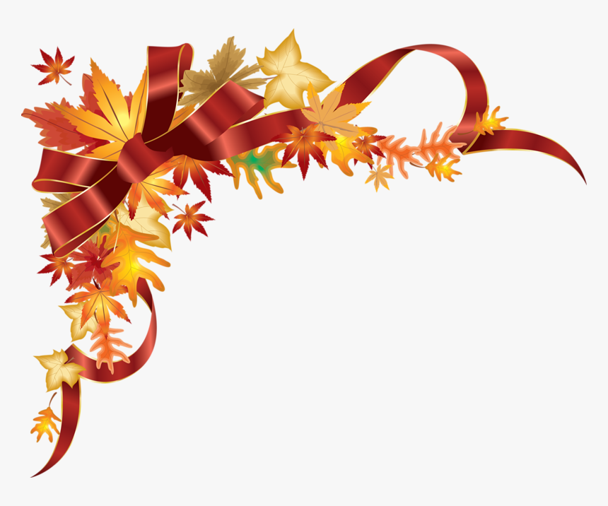 Clipart Gratuit Vendanges - Thanksgiving Border Transparent Background, HD Png Download, Free Download