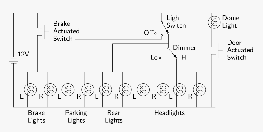 Linalg Car Circuit - Circuit In A Car, HD Png Download, Free Download