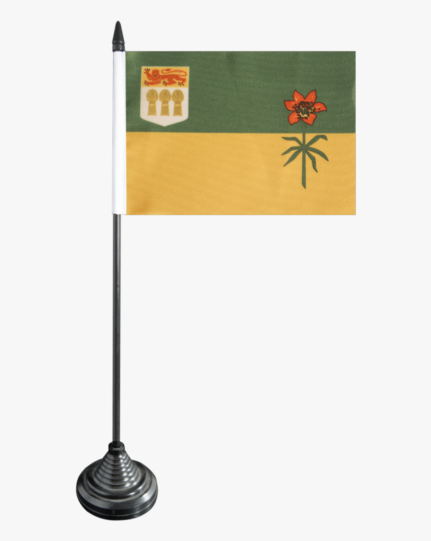 Canada Saskatchewan Table Flag - Saskatchewan Flag Png, Transparent Png, Free Download