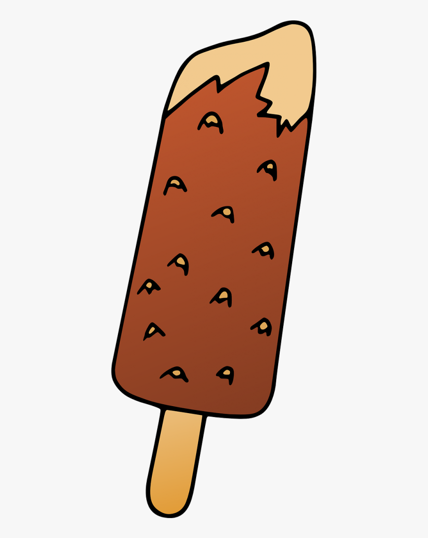 Ice Cream Popsicle Food - Ice Cream Bar Clip Art, HD Png Download, Free Download