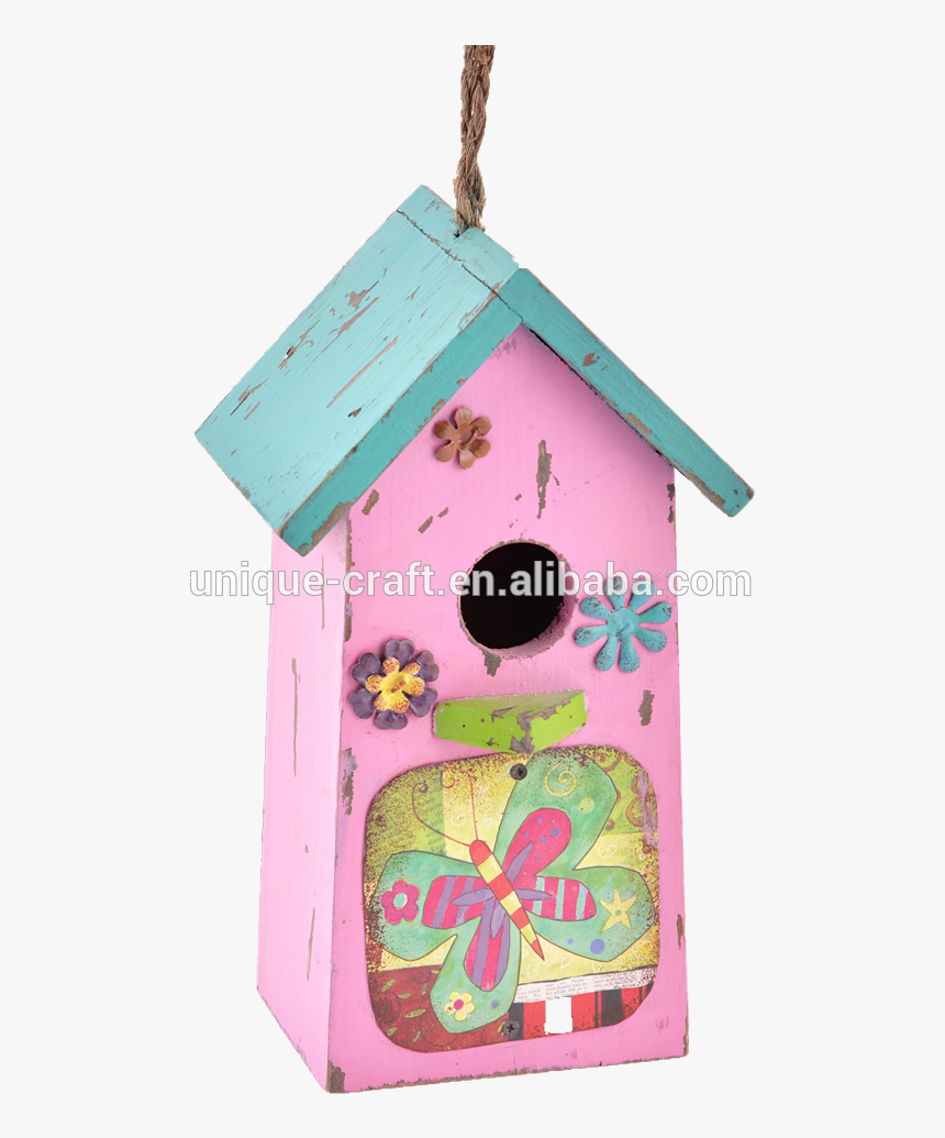Wholesale Bird Houses Wood Nesting Box For Robin Finch - Moths And Butterflies, HD Png Download, Free Download