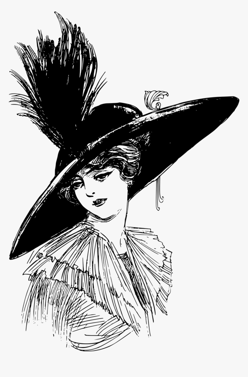 Hat With Feathers Clipart, HD Png Download, Free Download