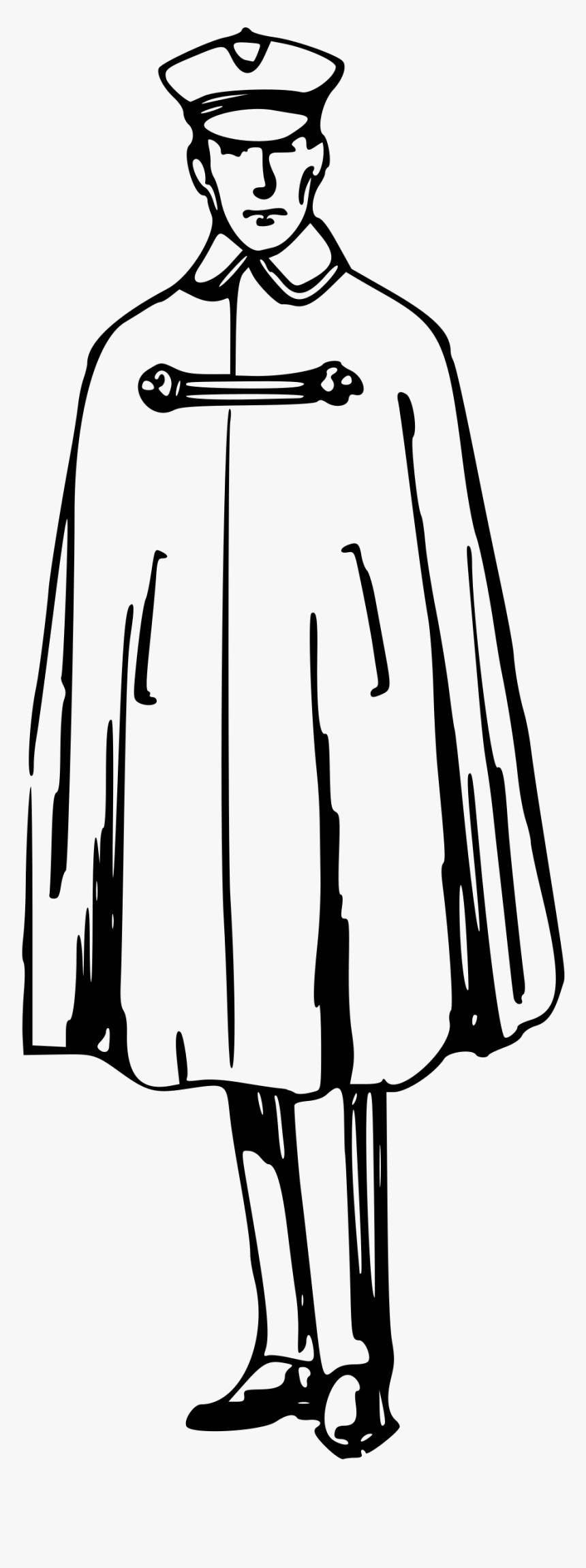 Man In Cape Clip Arts - Clothing, HD Png Download, Free Download