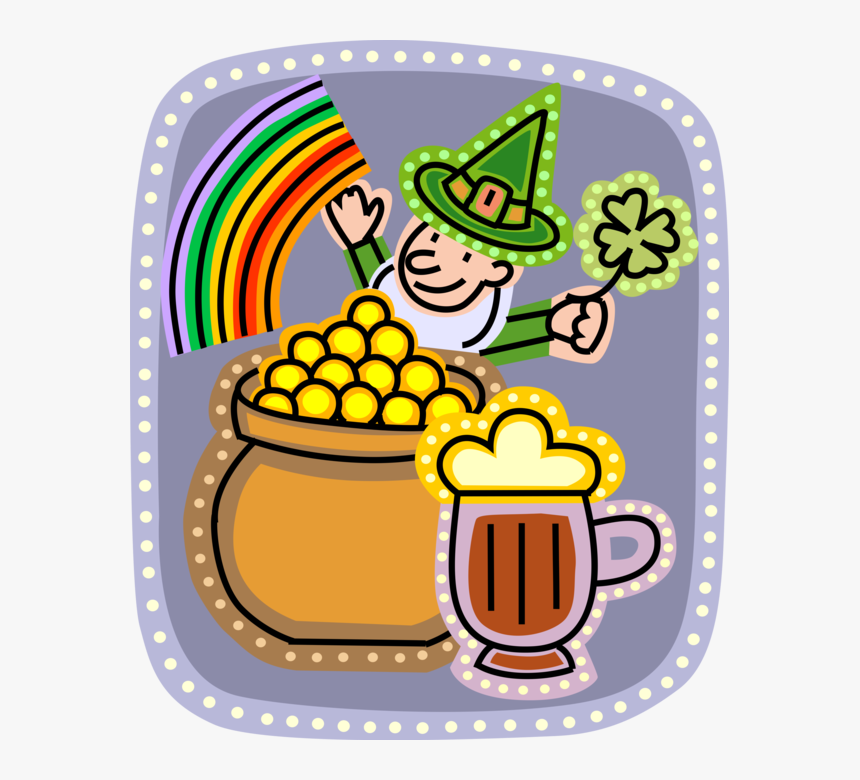 Vector Illustration Of St Patrick"s Day Irish Leprechaun - Vector Graphics, HD Png Download, Free Download