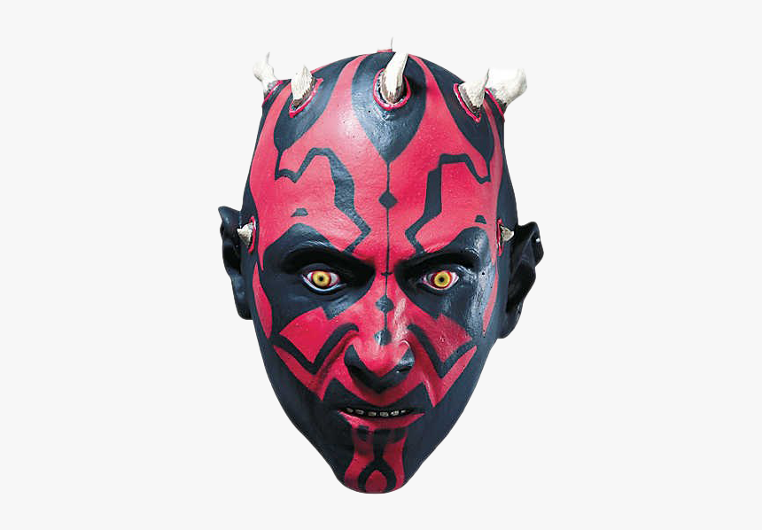 Darth Maul Png Image Background - Darth Maul Face Mask, Transparent Png, Free Download