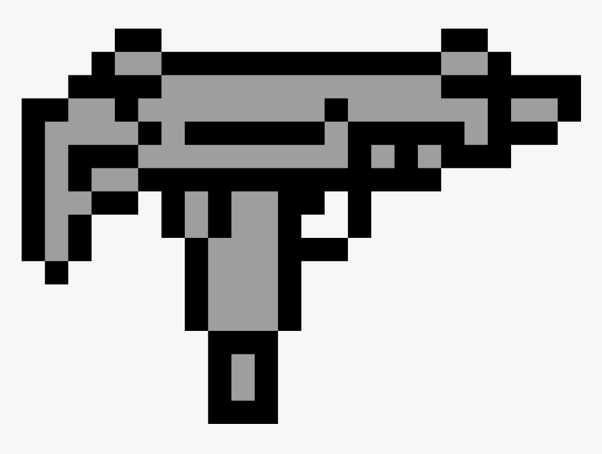 Gun Minecraft Pixel Art Hd Png Download Kindpng