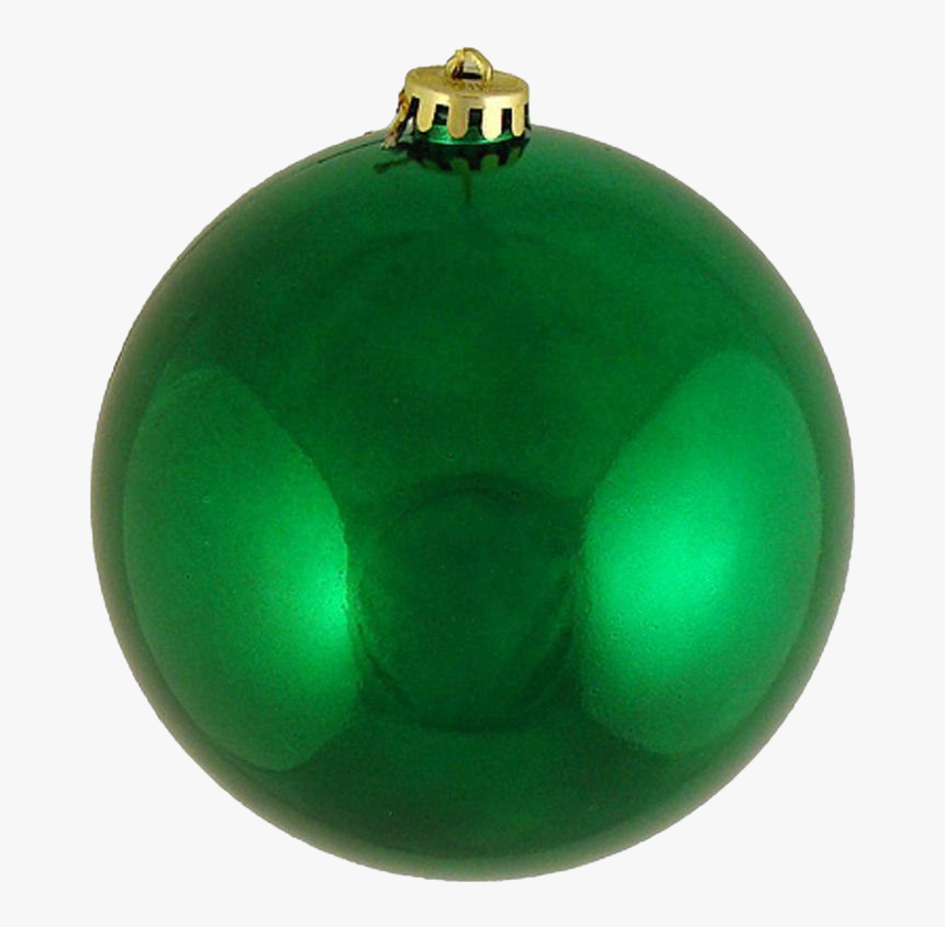 Single Green Christmas Ball Png Transparent Image - Christmas Ornament, Png Download, Free Download