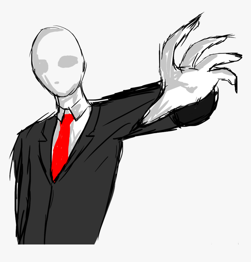 Slender Man Png - Illustration, Transparent Png, Free Download