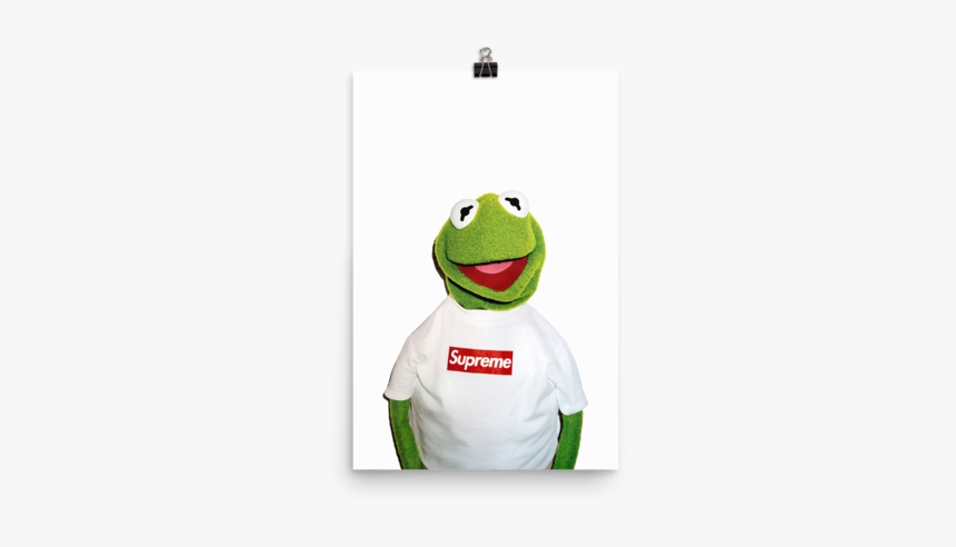 Transparent Supreme Kermit The Frog - Supreme Kermit, HD Png Download, Free Download