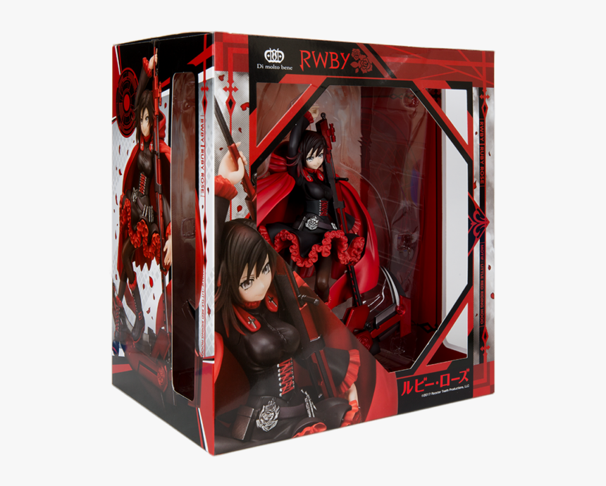 Rwby Ruby Rose Figure About 300mm Pvc Abs Painted Finished - Action Figure, HD Png Download, Free Download