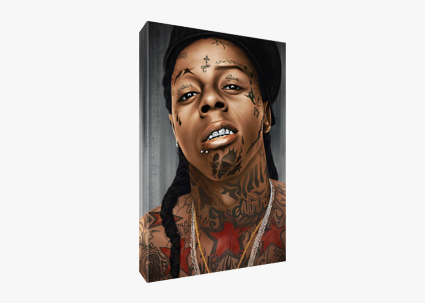 Lil Wayne Weezy Face Tattoo Poster Photo Painting Artwork - Visual Arts, HD Png Download, Free Download