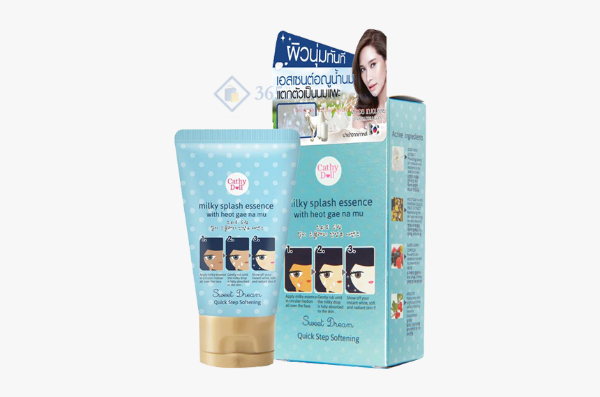 Cathy Doll Milky Splash Essence 50 G, HD Png Download, Free Download
