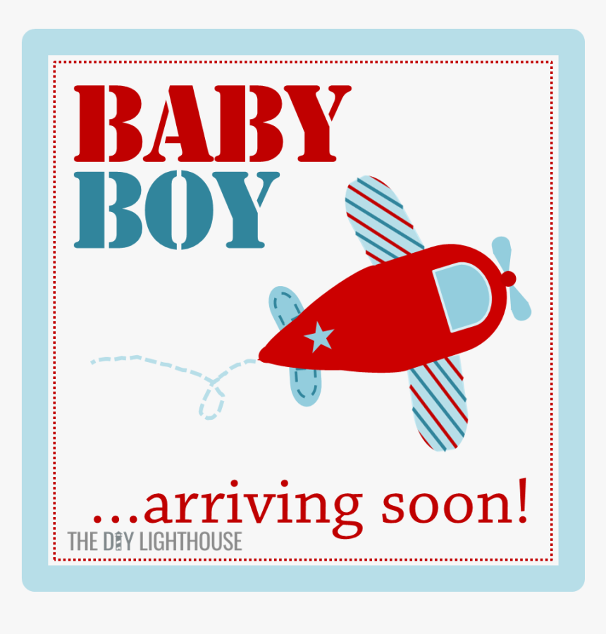 Download Png Black And White Download Baby Shower Theme - Airplane Its A Boy, Transparent Png, Free Download