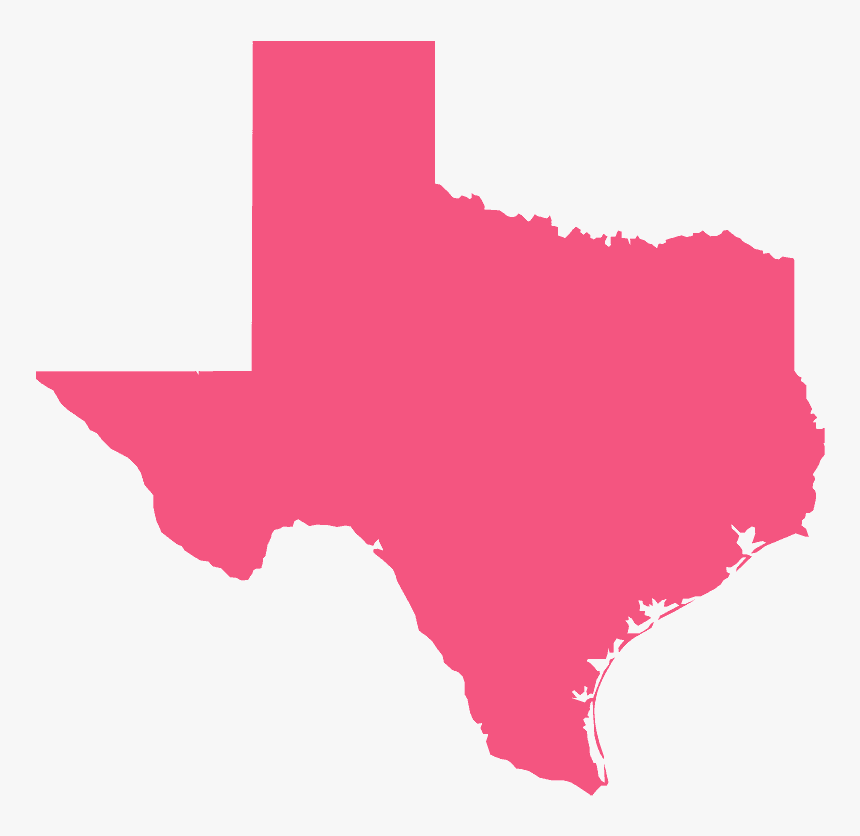 Texas Map Silhouette, HD Png Download, Free Download