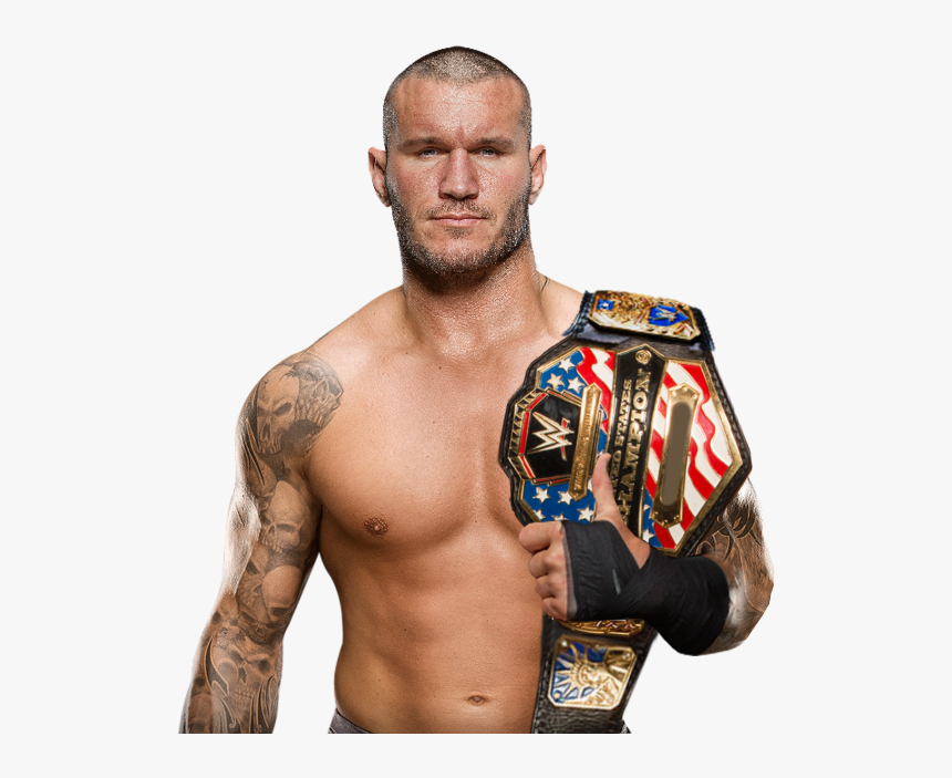 Randy Orton United States Champion - Randy Orton With World Heavyweight Championship, HD Png Download, Free Download