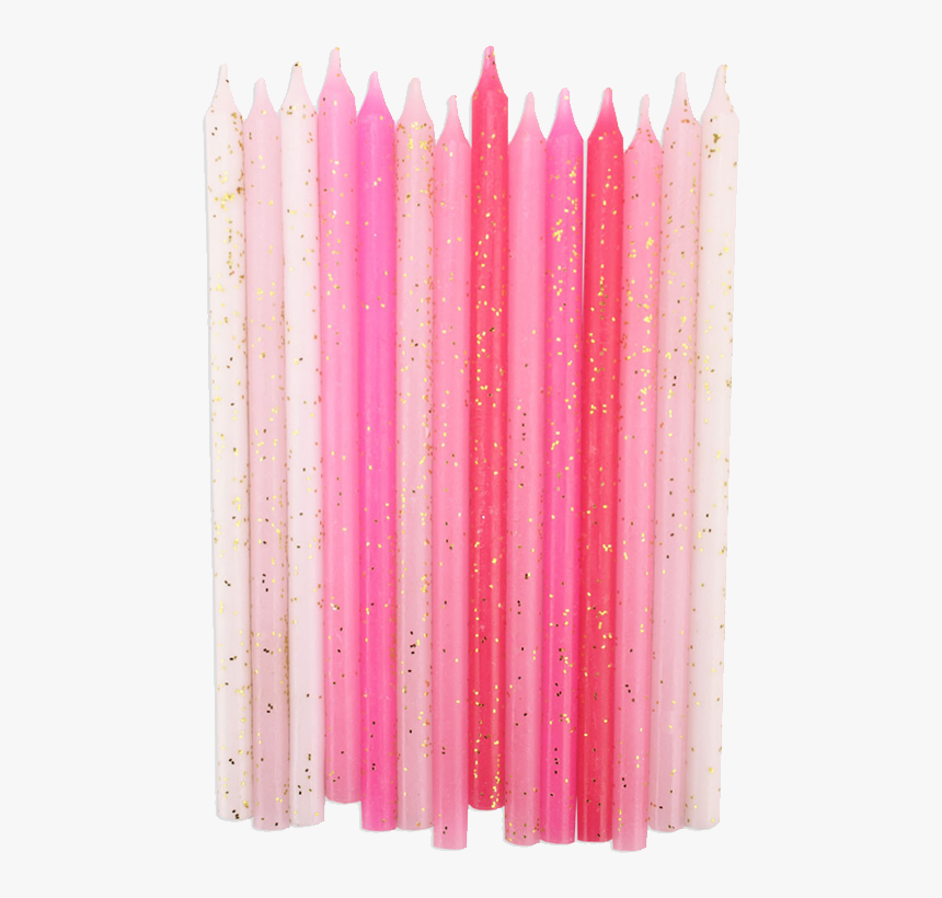 Pink Birthday Cake Candle , Png Download - Picket Fence, Transparent Png, Free Download