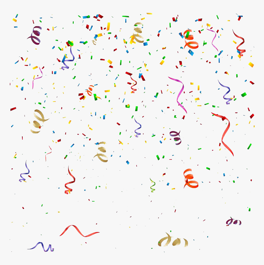 Birthday Confetti Png Transparent Image - Birthday Confetti Transparent, Png Download, Free Download