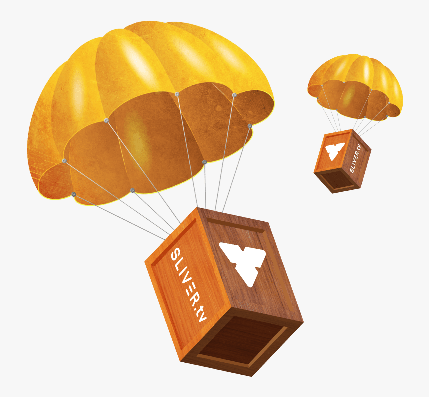 Parachute , Png Download - Airdrop Icon Airdrop, Transparent Png, Free Download