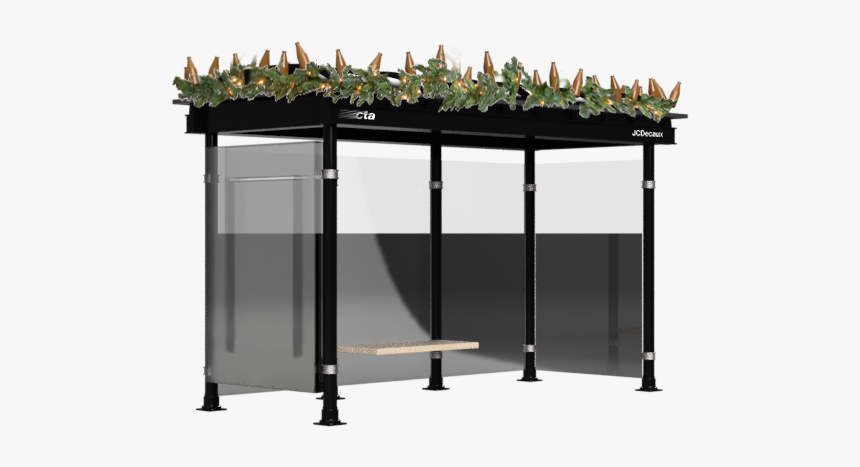 Front Right With Garland - Roof, HD Png Download, Free Download