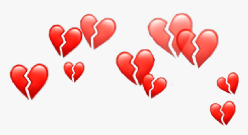 Heart Emoji Crown Png , Png Download - Snapchat Hearts Filter Png, Transparent Png, Free Download