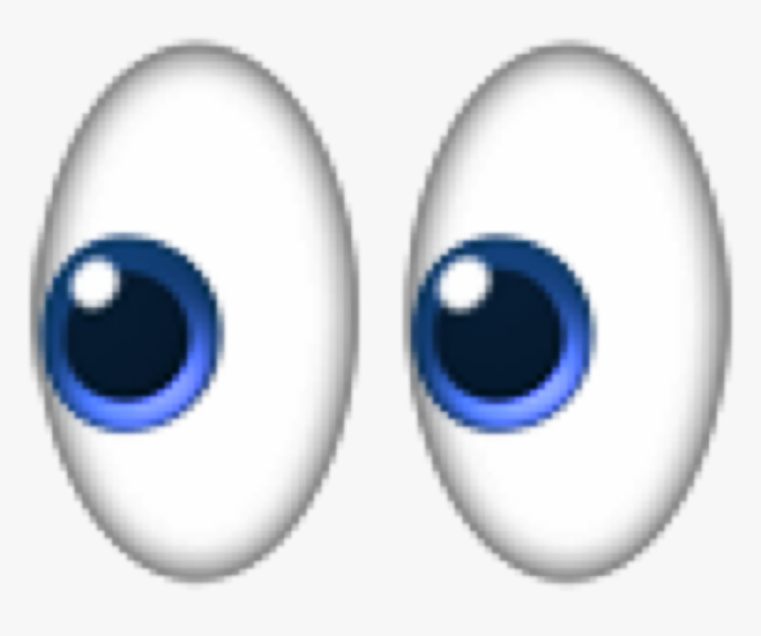 #eyes #emoji #emojis #eye #blue #blueeye #blueeyes - Earrings, HD Png Download, Free Download