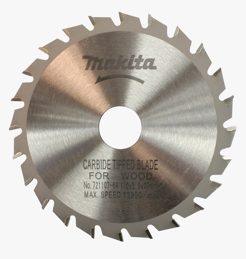 Half Of A Saw Blade Png - Makita Carbide Tipped Blade For Wood, Transparent Png, Free Download