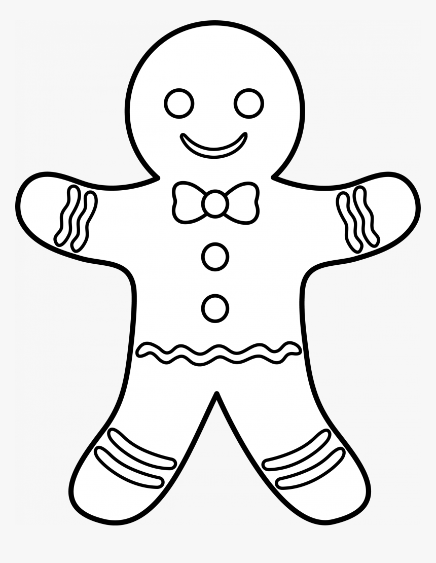 gingerbread man coloring pages for adults