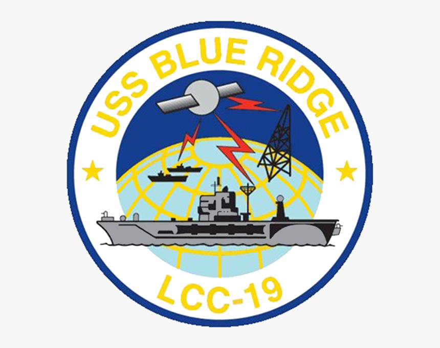 Uss Blue Ridge Lcc-19 Crest - Uss Blue Ridge Lcc 19 Logo, HD Png Download, Free Download