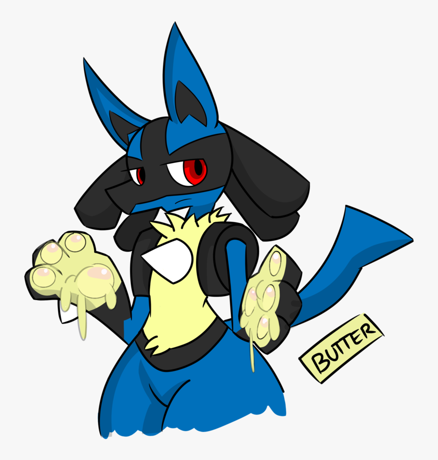 Lucario"s Cute Paws And Butter 3 By Thekingofilluisons - Lucario Butter Paws, HD Png Download, Free Download