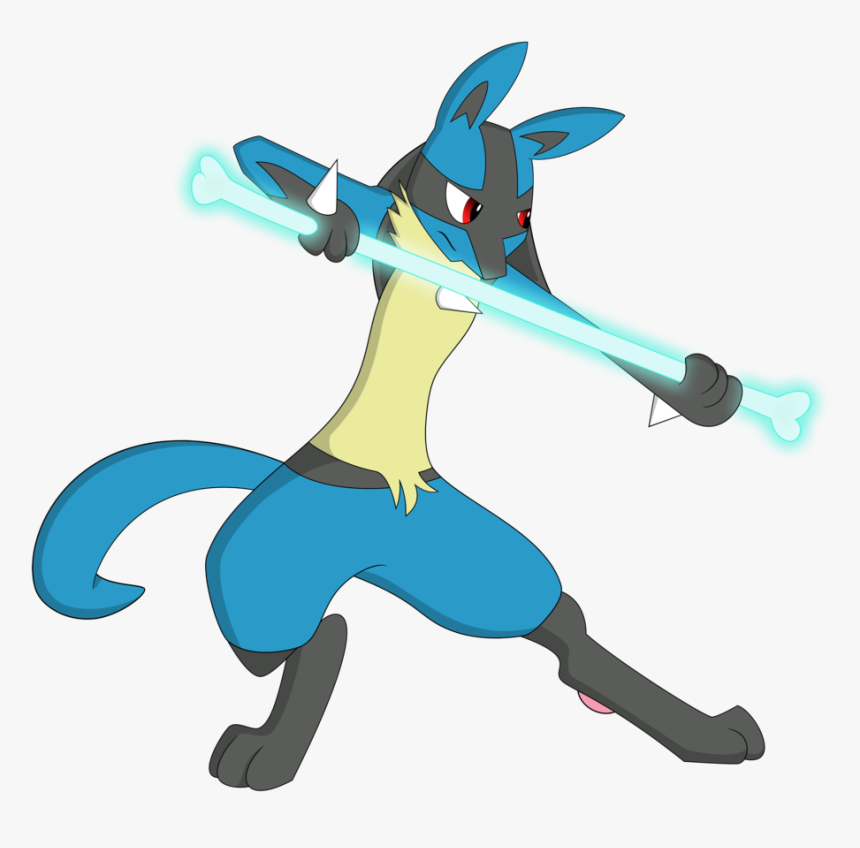 Bone Rush - Lucario Use Bone Rush, HD Png Download, Free Download