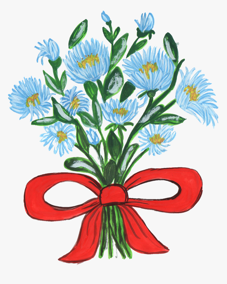 Bouquet Clipart Daisy Plant - Clipart Bouquet Clipart Transparent, HD Png Download, Free Download