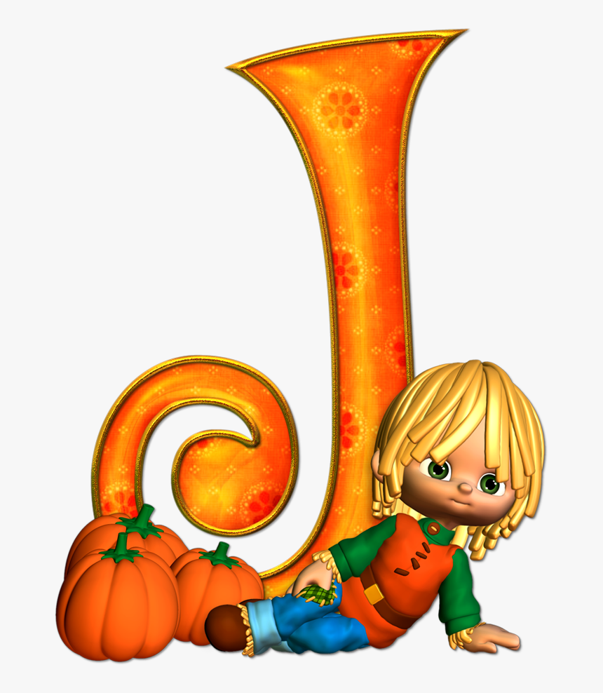 Pumpkin Clipart Monogram Graphic Library Marcos Gratis - Welcome Halloween Letter, HD Png Download, Free Download