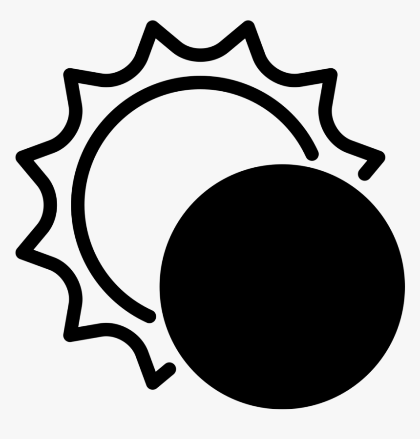 Eclipse Clipart Black And White, Eclipse Black And - Solar Eclipse Clip Art, HD Png Download, Free Download