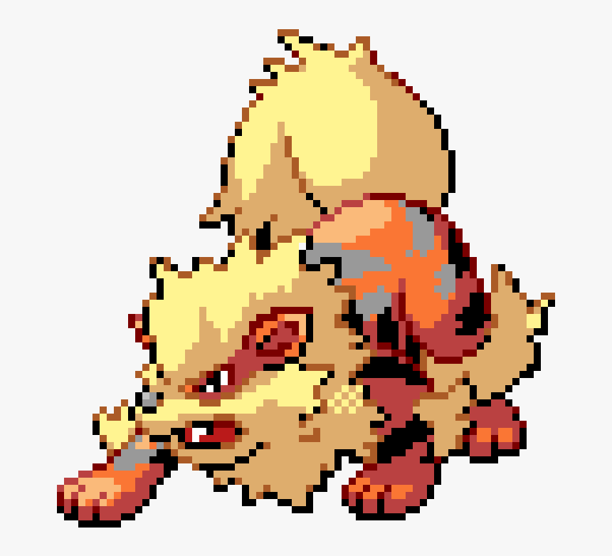 Arcanine Sprite Png , Png Download - Arcanine Pixel Art, Transparent Png, Free Download